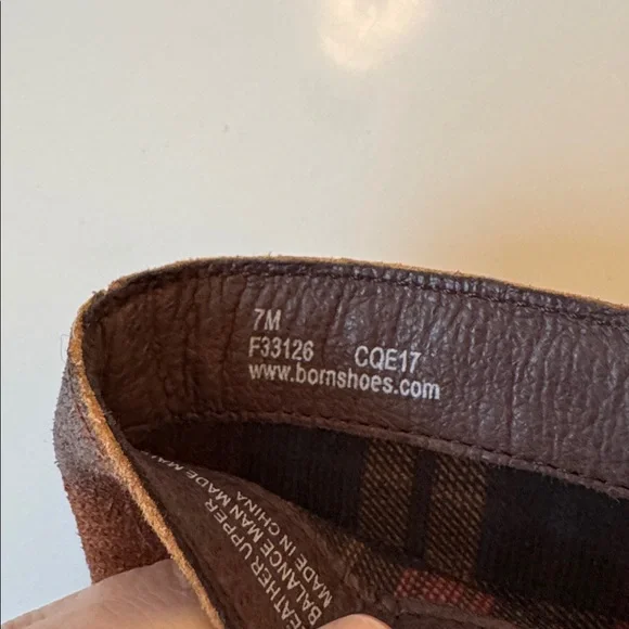 NWOB BORN suede riding boots size 7 brown leather Felicia - Picture 5 of 7